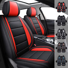 For Honda Cr-v Car Seat Covers Front Rear Full Set Pu Leather Car Seat Protector