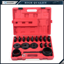 23pc Front Wheel Drive Bearing Press Tool Removal Adapter Puller Pulley Kit Fwd