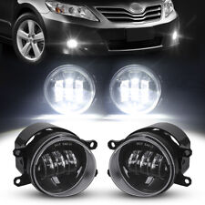 Pair Led Fog Lights Bumper Driving Lamps For Toyota Corolla Camry Lexus Avalon