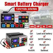 Smart Car Battery Charger Heavy Duty Automatic Pulse Repair Trickle 12v24v 500a