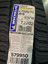 4 New Lt 225 75 16 Lre 10 Ply Michelin Agilis Cross Climate Tires