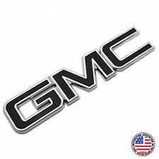 14-19 Gmc Sierra Front Grille Letter Logo Emblem Adhesive Nameplate Hd Oem Black
