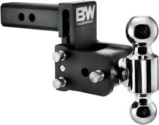 Tow Stow Adjustable Trailer Hitch Ball Mount - Fits 2 Receiver Dual Ballnew