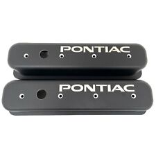 Small Block Chevy Tall Vortec Center Bolt Valve Covers Engraved With Pontiac