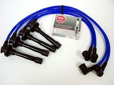 96-00 Honda Civic Sohc Ex Dx Lx 10.2mm Spark Plug Wires Ngk Vpower Plugs Blue