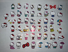 50 Pc Hello Kitty Stickers Set Sanrio Cupcake Cupid Family Baby Bows