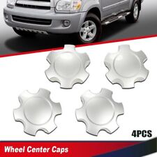 4pcs Fit For Toyota Tundra Sequoia 2003-2007 Wheel Hub Center Cap That Silver