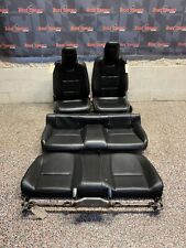 2010 Camaro Ss Coupe Oem Black Leather Front Rear Seats