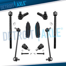 10pc Front Ball Joints Sway Bars Tie Rods For Ford Escape Mercury Mariner Mazda