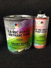 Galaxy Silver Gallon Kit Single Stage Acrylic Urethane Auto Paint Kit