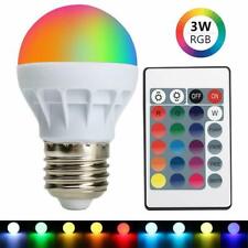 3w E27 16 Color Rgb Magic Led Spot Light Bulb Lamp Remote Control For Home Decor