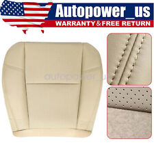 2009-14 For Gmc Yukon Denali Xl Driver Bottom Perforated Leather Seat Cover Tan