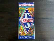 1950s Skelly Oil Company Minnesota Highway Road Map