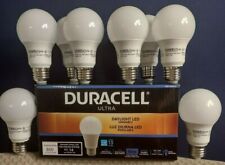 Led Light Bulbs Duracell 60 Watt Equivalent Daylight 5000k Dimmable A19 8 Pack