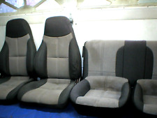 1982-2002 Camaro Firebird Dark Grey Grey Combo Cloth Front Rear Seats Set Gm