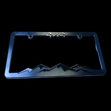 4x4 Blackout License Plate Frame Mountain Fits Chevrolet-jeep-ford-toyota-trucks