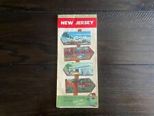 1950s Cities Service New Jersey Road Map