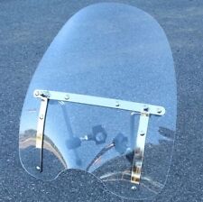 19x17large Clear Motorcycle Windshield Universal Fit 78 1 1.25 Handlebar