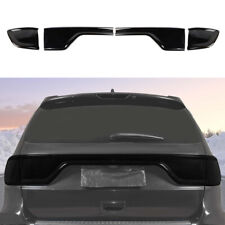 Smoked Black Tail Light Lamp Cover Guard Trim For Dodge Durango 14 Accessories