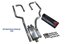 Ford 2.5 All Stainless Dual Exhaust Kit Flow Ii Side Exit