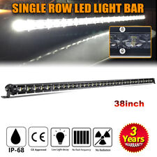 Single Row 38inch Slim 1400w Led Light Bar Spot Flood Driving For Jeep 4wd Boat
