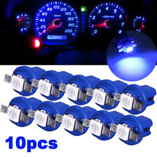 10pcs T5 B8.5d 5050 Smd Blue Car Led Dashboard Instrument Light Bulb Accessories