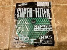 New Hks Super Power Flow Dry 3 Layer Element Replacement Intake Air Filter 200mm