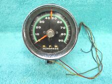 Vintage Ford Chevy Dodge Rac Electronics 0-9000 Rpm 3-12 Tachometer 1017