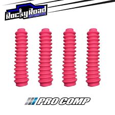 Pro Comp Pink Universal Shock Absorber Dust Boot Boots Set Of 4 2 X 11