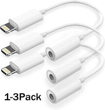 13pcs For Iphone Headphone Adapter Jack 8pin To 3.5mm Aux Cord Dongle Converter