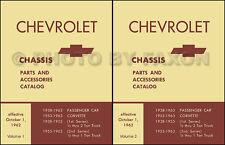 Corvette Mechanical Parts Book 1958 1959 1960 1961 1962 1963 Chevrolet Catalog