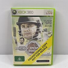 Ricky Ponting International Cricket 2007 Microsoft Xbox 360 Game Pal Promo Copy