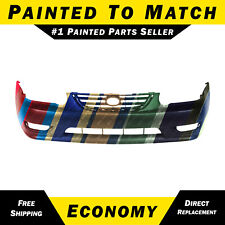 New Painted To Match Front Bumper Cover Replacement For 2001 2002 Toyota Corolla